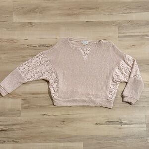 CreamTextured Sweater